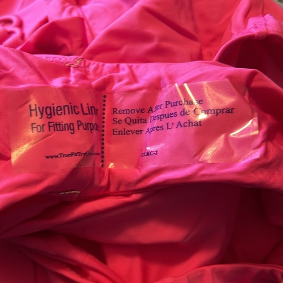 Trina Turk One Piece Swimsuit Monaco Ring Color Rose Size 10 - Picture 13 of 14